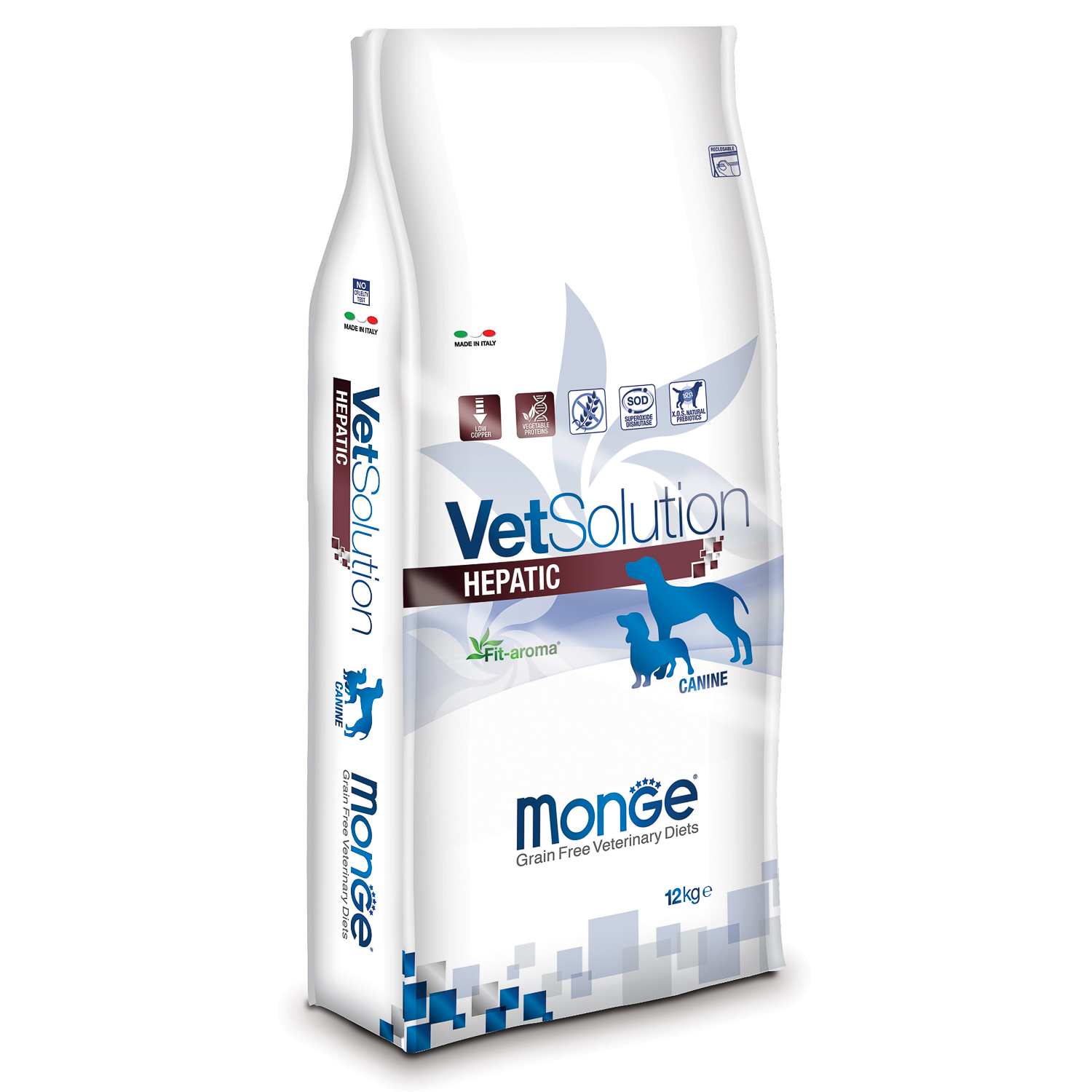 Monge VetSolution Hepatic сухой для собак при заболеваниях печени 12 кг фото, цены, купить