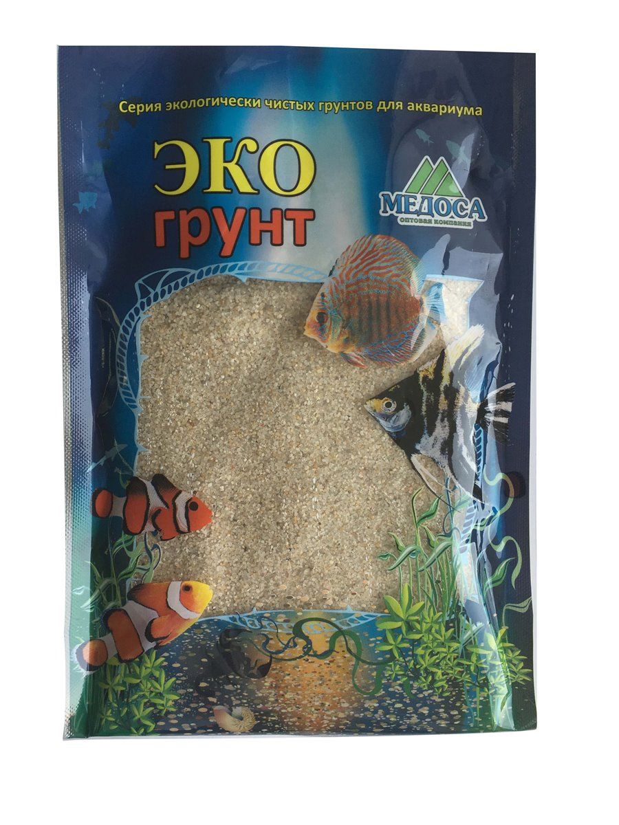 Грунт Медоса 7кг 0,8-1,4мм Кварцевый "Куба-1"  фото, цены, купить