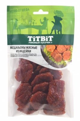 TiTBiT Медальоны Мясные из Индейки Меню от Шефа 80г фото, цены, купить