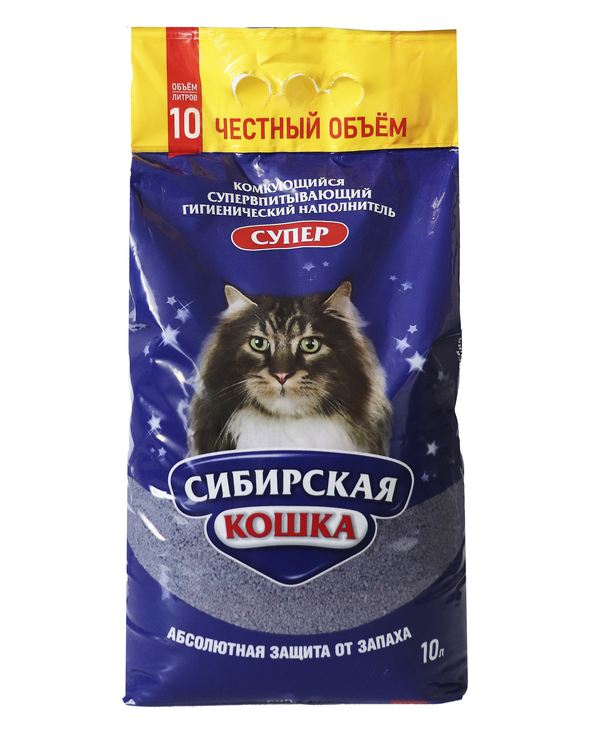 Сибирская Кошка "Супер" 10кг (комкующийся) фото, цены, купить