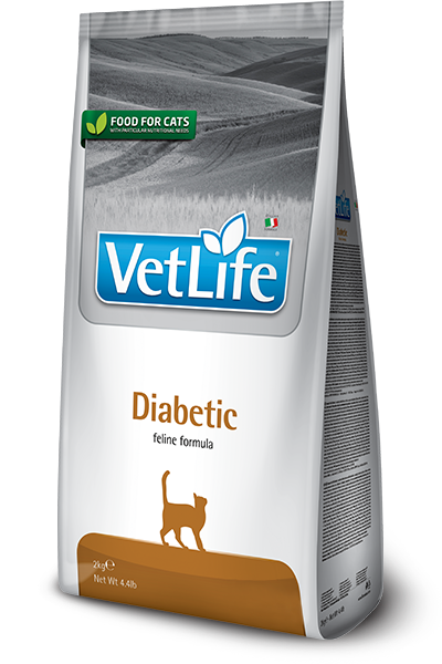 Farmina VetLife Diabetic для кошек при сахарном диабете 2кг фото, цены, купить