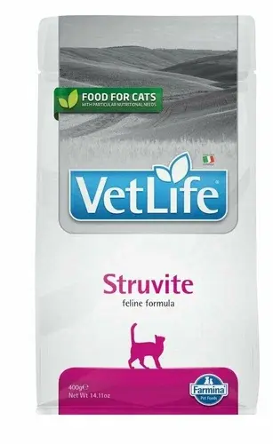 Farmina VetLife Struvite для растворения струвитных уролитов у кошек 400г фото, цены, купить