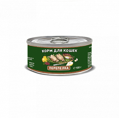 Solid Natura Holistic консервы для кошек с перепелкой 100г фото, цены, купить