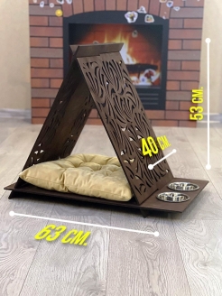 Домик дерево Мокрый Нос 63*40*53см для кошек