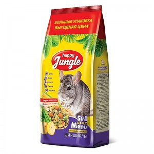 Happy Jungle 900г корм для шиншилл фото, цены, купить