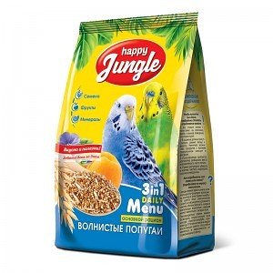Happy Jungle 500г корм для волнистых попугаев  фото, цены, купить
