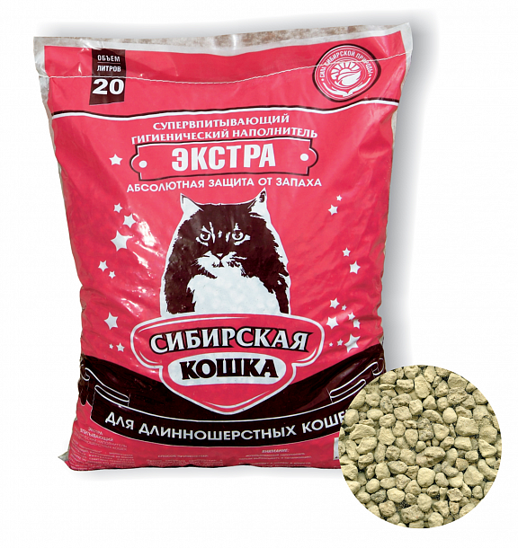Сибирская Кошка "Экстра" 20л для длинношерстных фото, цены, купить