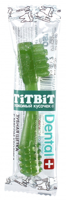 TiTBiT ДЕНТАЛ+ Зубная Щетка с Мясом Кролика Маленькие породы  фото, цены, купить