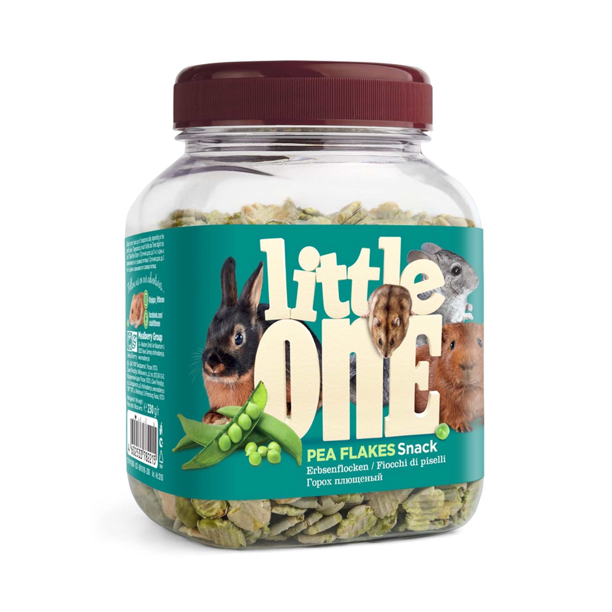 Little One Лакомство Горох плющеный 230г для грызунов фото