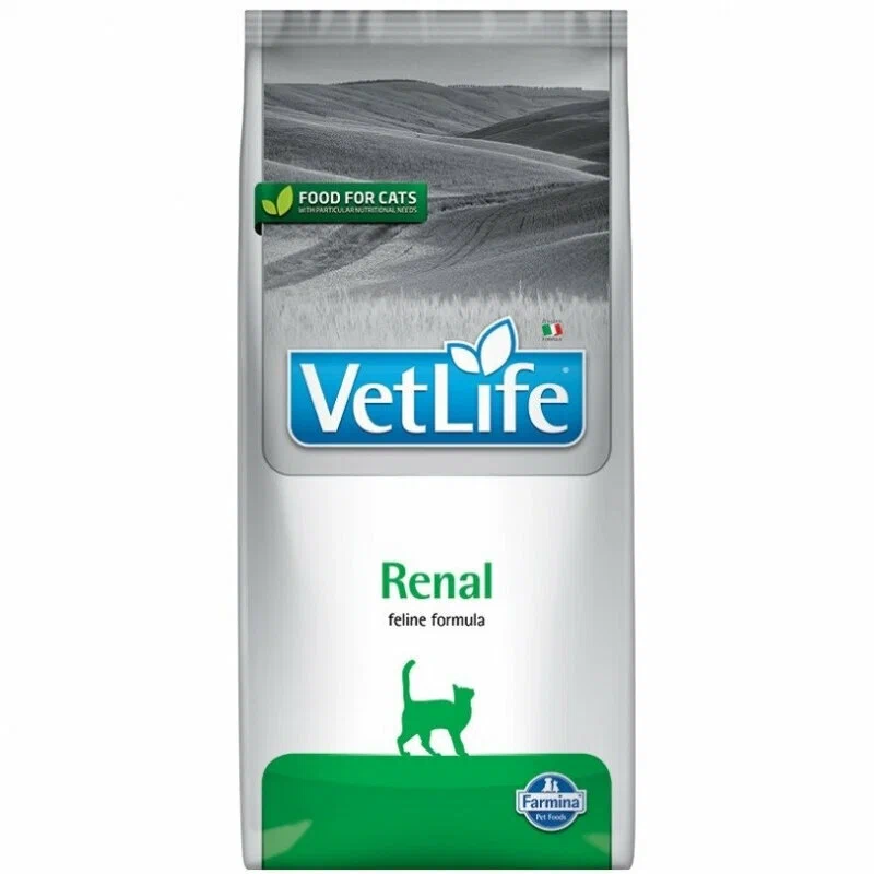 Farmina VetLife Renal для кошек при заболевании почек 10кг фото, цены, купить