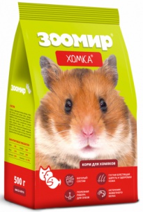 ЗООМИР "Хомка" - корм для мелких грызунов 500 г фото, цены, купить