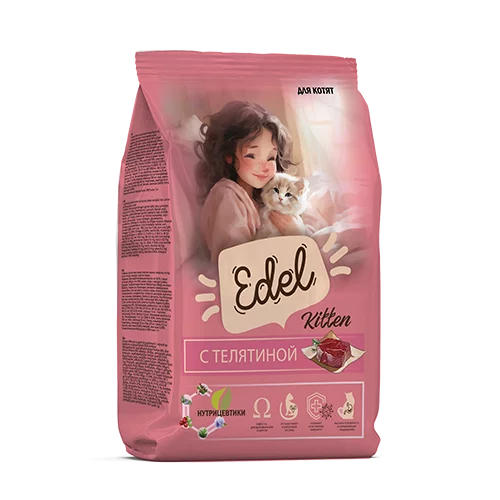 Edel Veal для котят с телятиной 1,5кг фото, цены, купить