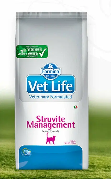 Farmina VetLife Struvite Management для кошек при заболеваниях МКБ 10кг фото, цены, купить