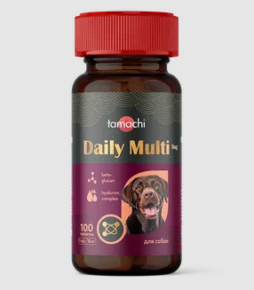Tamachi Daily Multi Dog витаминно-минеральный комплекс 100таб для средних и крупных собак фото, цены, купить