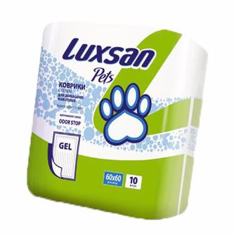 Пеленки 60*60см LUXAN Premium GEL Коврик 10шт  фото, цены, купить