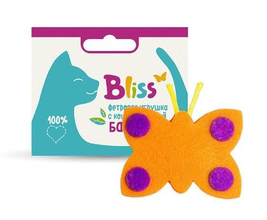 Игрушка Bliss с кошачьей мятой Бабочка фото, цены, купить