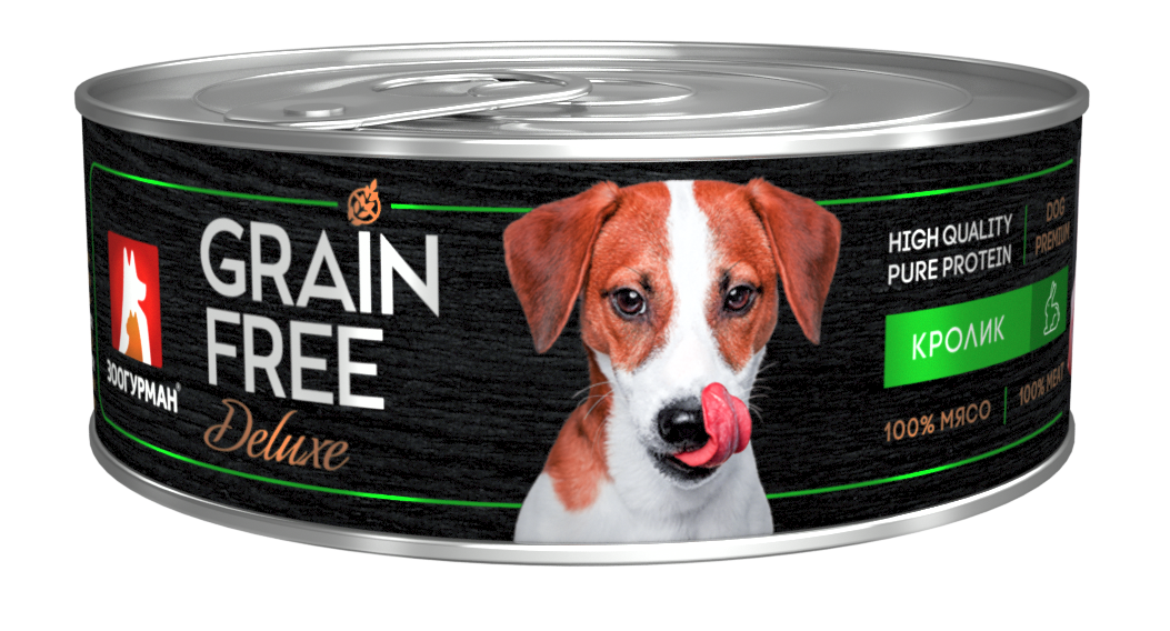 Зоогурман консервы GRAIN FREE  100г с кроликом для собак фото, цены, купить