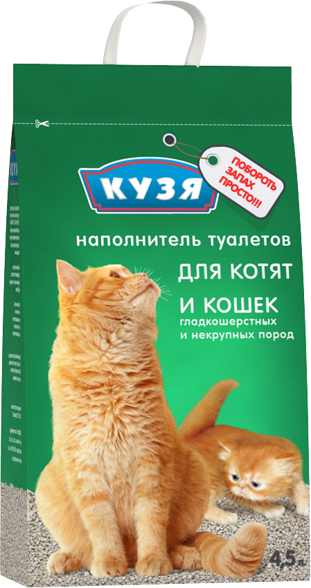КУЗЯ для котят минеральный - опока 4,5л  фото, цены, купить
