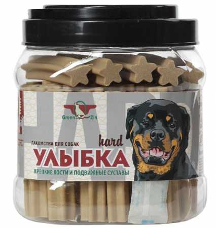 Лакомства Green Qzin УЛЫБКА HARD №20 Палочки для заряда энергии 55шт 1130г (банка) фото, цены, купить