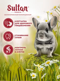 Султан Основной рацион Корм для шиншил 400г  фото, цены, купить