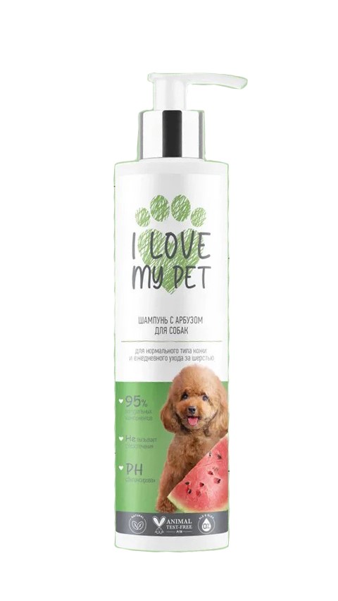 Шампунь I LOVE MY PET для собак с ароматом арбуза 250мл фото, цены, купить