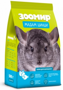 ЗООМИР "Мадам Шинши" - корм для шиншилл 500 г фото, цены, купить