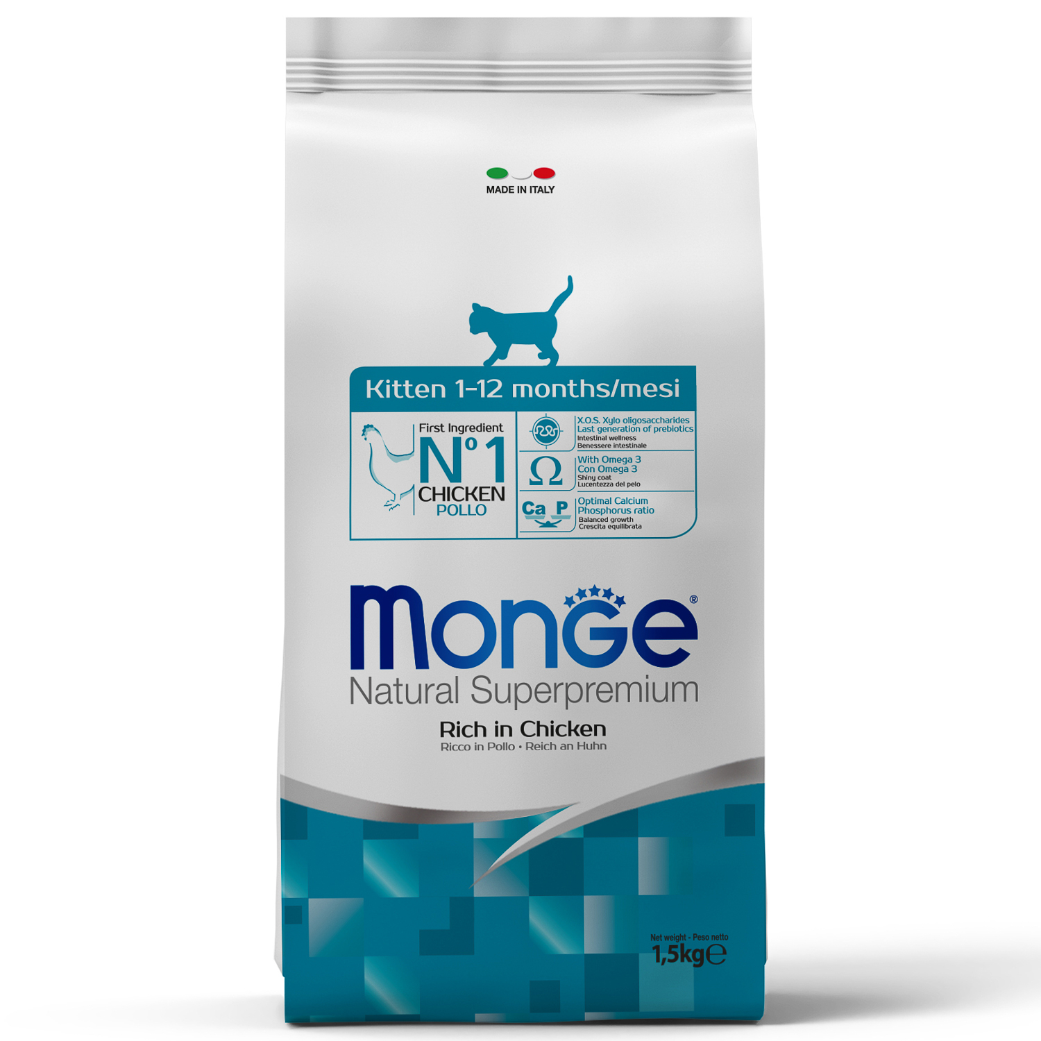 Monge Daily Line сухой для котят и беременных кошек, из курицы 1,5 кг фото, цены, купить