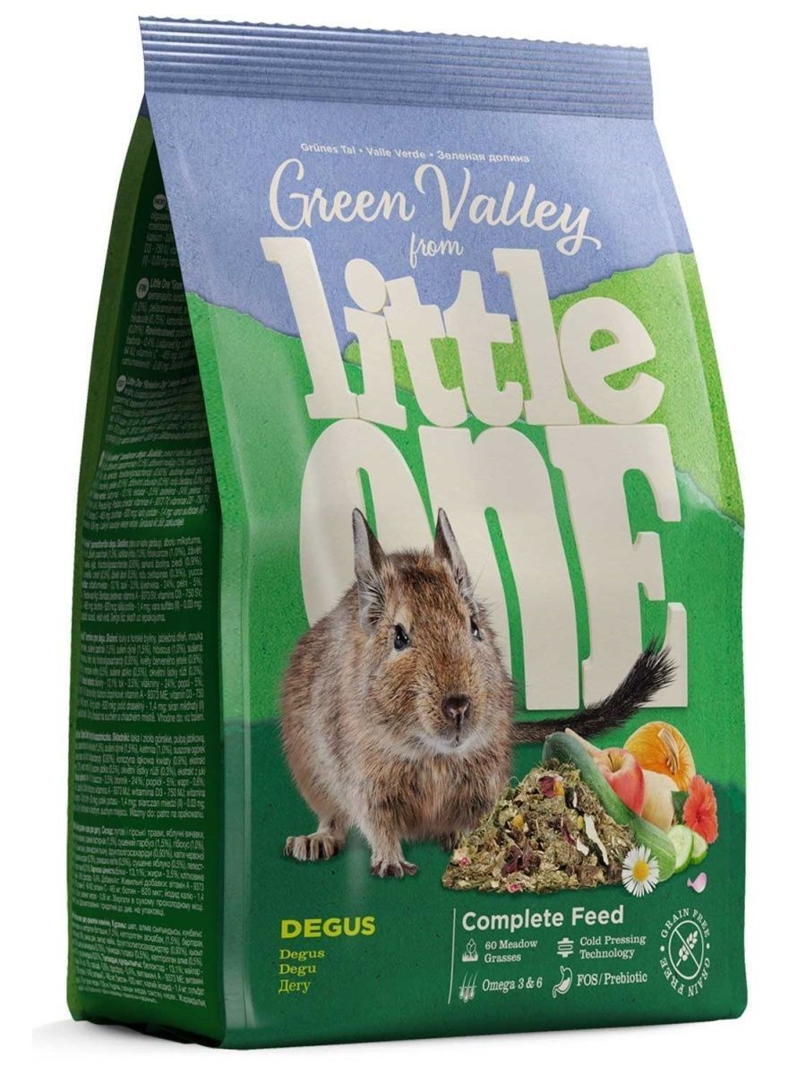 Little One корм для дегу "Зелёная долина" 750 фото, цены, купить