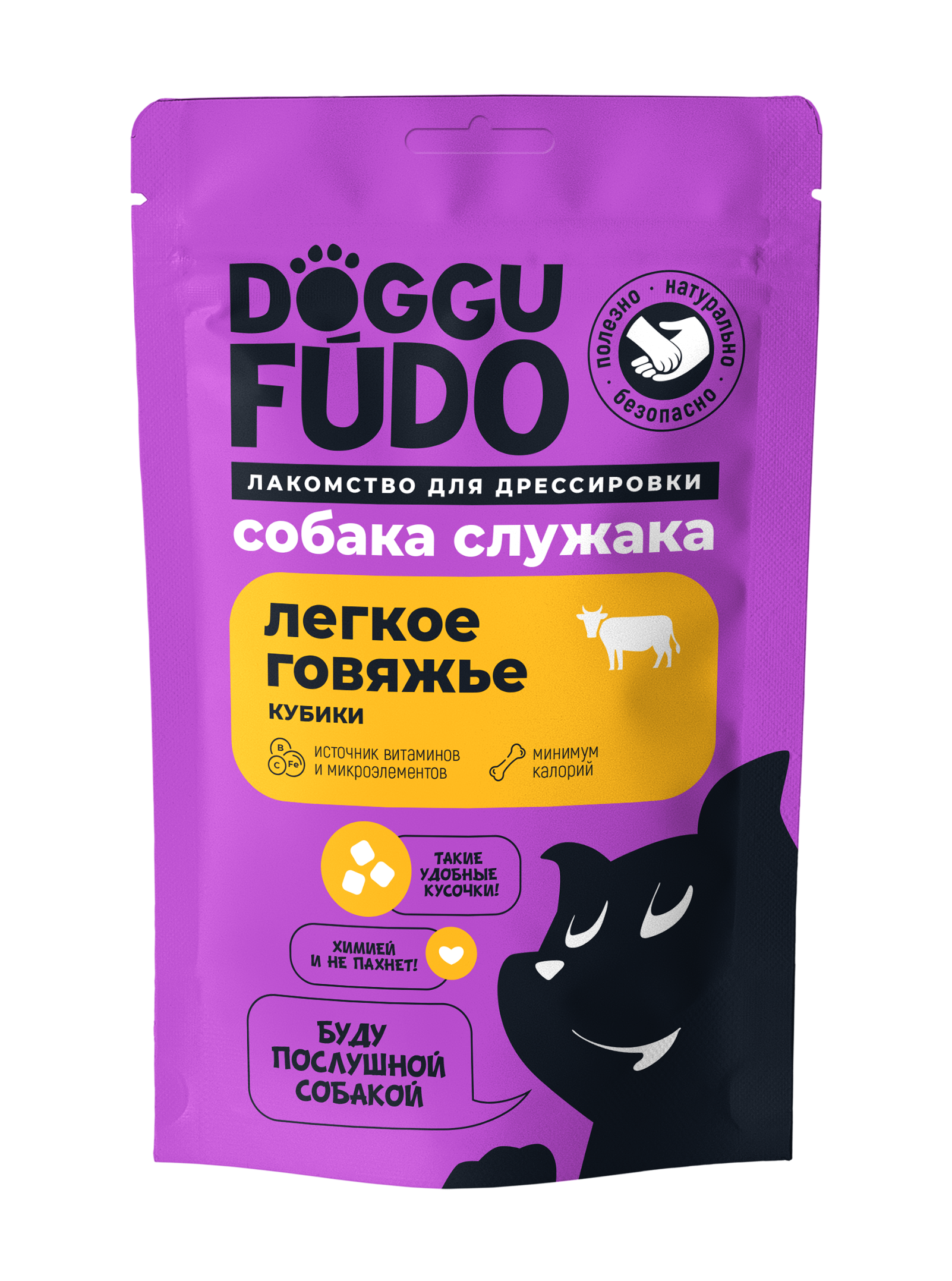 Лакомство Doggufūdo Кубики Лёгкого  25г фото, цены, купить
