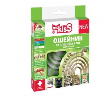 Ошейник противопаразитарный Ms.Kiss для кошек 38см (белый) фото, цены, купить