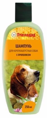шампунь Пчелодар с Прополисом для короткошерстных собак 250мл фото, цены, купить