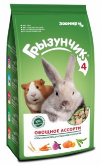 ЗООМИР "Грызунчик 4 овощное ассорти" 200 г фото, цены, купить