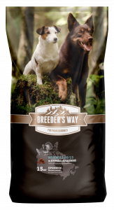Breeder's Way Normal Полнорационный корм с курицей и индейкой для собак 15кг фото, цены, купить