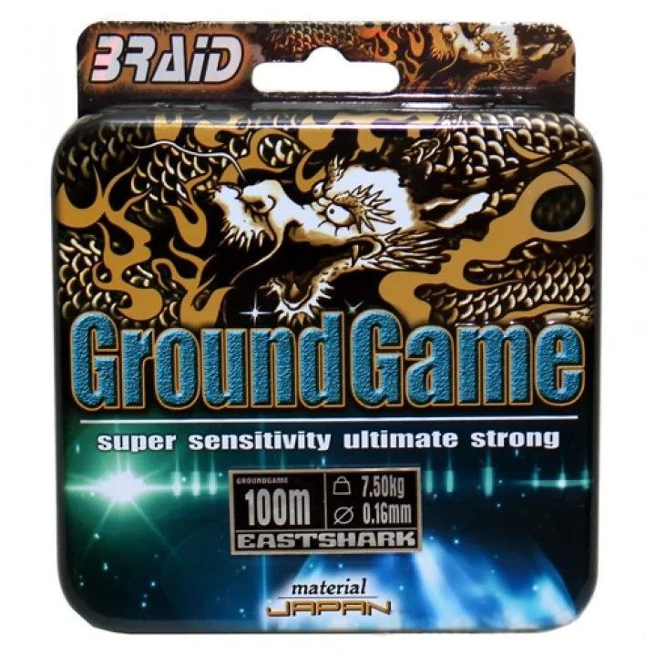 Плетёнка Ground Game 0,16 100м зелёная фото, цены, купить