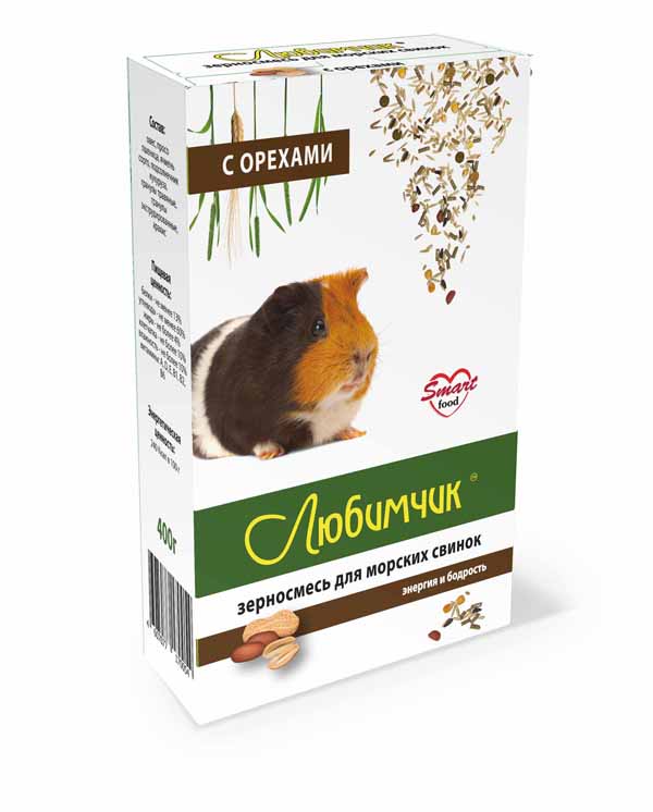 Любимчик Орех для морских свинок 400г фото, цены, купить