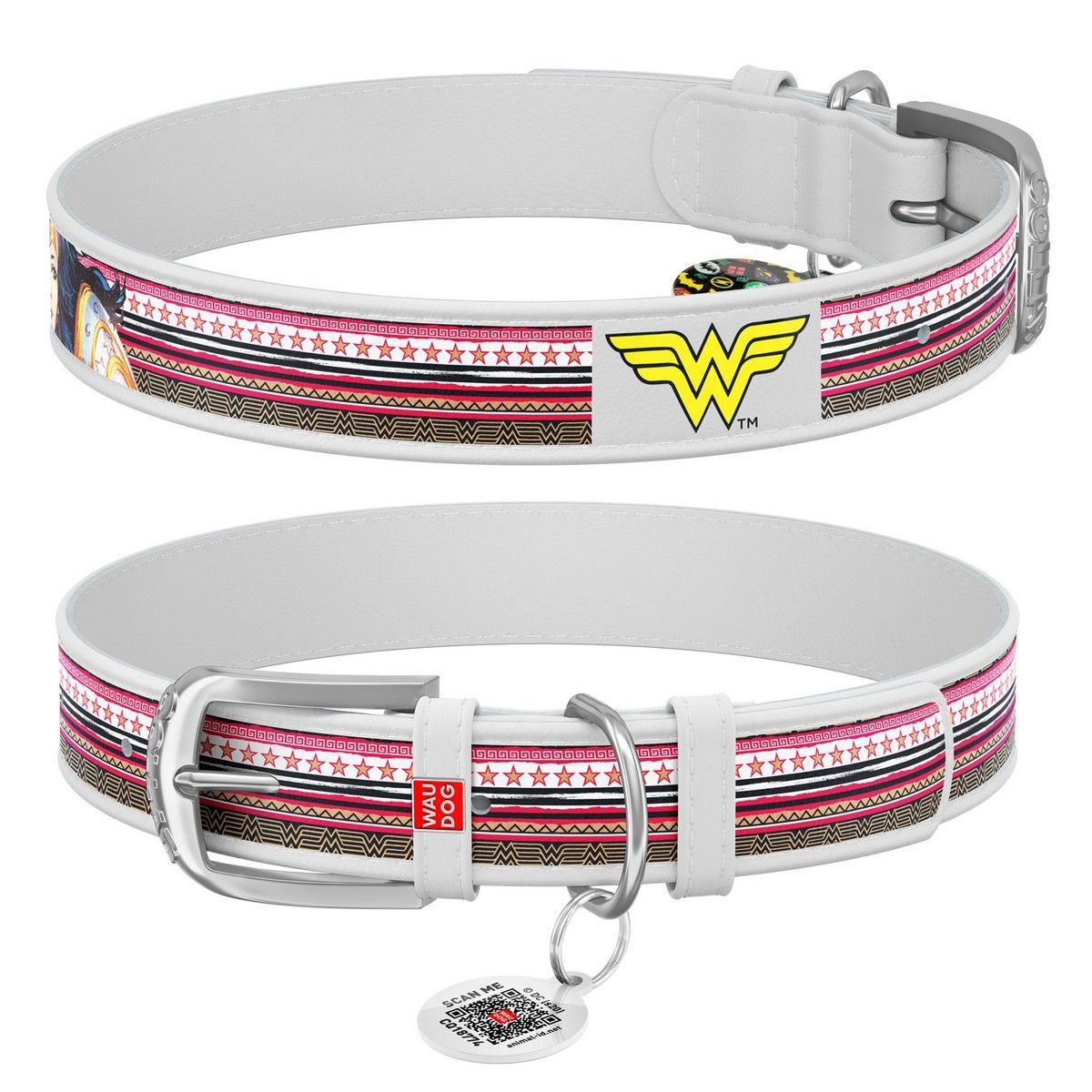Ошейник Collar WAUDOG Design Чудо-женщина 12мм 20-28см фото, цены, купить