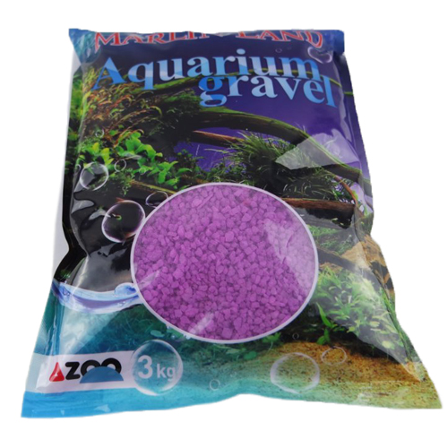 Грунт для аквариума фиолетовый 0,4-0,6см (3кг) (KL0505) фото, цены, купить