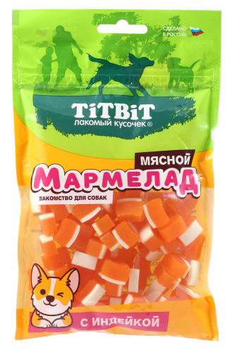 TiTBiT Мармелад мясной с индейкой 120г фото, цены, купить