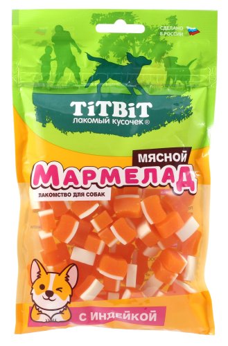 TiTBiT Мармелад мясной с индейкой 120г фото, цены, купить