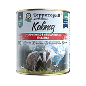 Территория Кавказ консервы Рубленое мясо индейка желе 340г для собак фото, цены, купить
