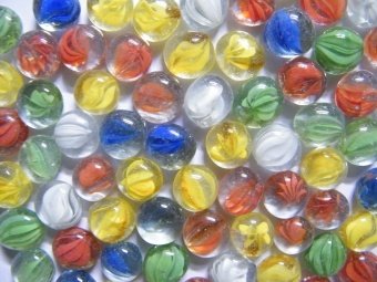 Стеклянные шарики для декора 300г. (в сеточке)  фото, цены, купить