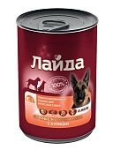 ЛАЙДА  Сочные кусочки курицы в желе консервы для собак 850г фото, цены, купить
