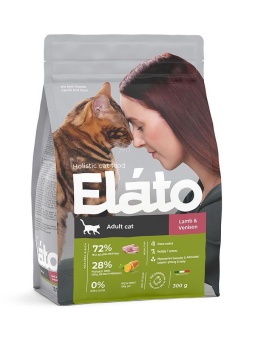 Elato Holistic с олениной и ягненком для кошек 300г фото, цены, купить