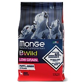 Monge BWild LOW GRAIN Puppy & junior сухой для щенков, из мяса оленя 2,5 кг фото, цены, купить