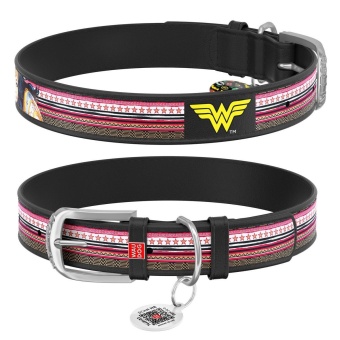 Ошейник Collar WAUDOG Design Чудо-женщина 12мм 20-28см фото, цены, купить