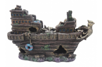 Грот "Затонувший корабль" (26.5*9*17) (YM-0812) фото, цены, купить