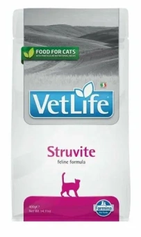 Farmina VetLife Struvite для растворения струвитных уролитов у кошек 400г фото, цены, купить