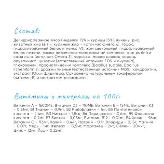 MEAT GARDEN BASIC Ягненок и черника для щенков мелких пород 400г  фото, цены, купить