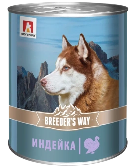 Breeder's Way консервы 750г с индейкой для собак фото, цены, купить