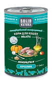 Solid Natura Holistic консервы для кошек кроликом 340г фото, цены, купить